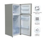 Panasonic 260 Litres ,Double Door Refrigerator, AI Enabled Inverter Technology Frost Free, 2 Star Rating (Electric Grey)(2023 Model)(NR-TH272BVHN) - Image 4