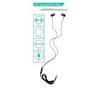 PLAZA Wired In Earphone with Mic (Black) - Image 4