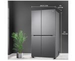LG 655 Litres Side-By-Side Refrigerator With Door Cooling+, Hygiene Fresh, Frost-Free Inverter & Wi-Fi (Shiny Steel)(2023 Model)(GL-B257EPZX) - Image 11