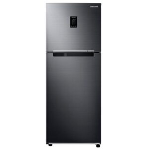 Samsung Double Door Refrigerator 314 Liters, 2 Star Rated Inverter Frost Free, Luxe black, 2022 Model (RT34A4622BX/HL)