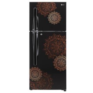 LG 260 Liter , Double Door Refrigerator With 2 Star Rated Frost-Free Smart Inverter (Ebony Regal) (Multi Air Flow) (2022 Model) (GL-N292RERY)