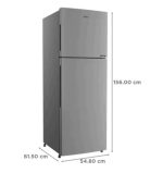 Haier Double Door Refrigerator, 240.0 LITRES, 2 Star Rated Turbo Icing Convertible with Inverter Frost Free (HRF-2902EMS-P) - Image 5