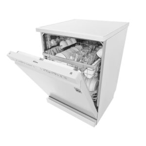 LG Free Standing 14 Place Settings Intensive Kadhai Cleaning| No Pre-rinse Required Dishwasher (DFB424FW)