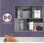 LG 246 Litres Double Door Refrigerator, 3 Star Rated Frost-Free Smart Inverter & Wi-Fi (GL-T262TPZX) - Image 4