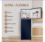 PANASONIC 338 Litres Double Door Refrigerator, 2 Star With Prime Convertible 6-Stage Smart Inverter & Frost-Free (Deep Ocean Blue)(NR-TG358BPAN) - Image 7