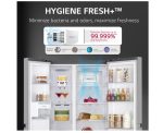 LG 655 Litres Side-By-Side Refrigerator With Door Cooling+, Hygiene Fresh, Frost-Free Inverter & Wi-Fi (Shiny Steel)(2023 Model)(GL-B257EPZX) - Image 5