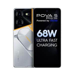 TECNO Pova 5 Pro 5G 8GB RAM 256GB Storage (Silver Fantasy)