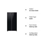 Samsung 700 Litres Side-by-Side Refrigerator , with Inverter(RS2R50K112C/TL) - Image 4