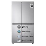LG Side-By-Side Refrigerator 833 Litres Frost Free Smart Inverter Compressor Wi-Fi  Appliance, Door Cooling+, Hygiene Fresh+ (GC-B307SSVL)