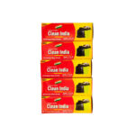 Clean India Black Garbage bag Small Size combo | Pack of 5 Roll | 150 Bags | 43x48cm | 17x19in | compostable | biodegradable | Suitable for Home Kitchen Toilet Office Dustbin