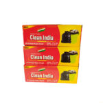 Clean India Black Garbage bag Small Size combo | Pack of 3 Roll | 90 Bags | 43x48cm | 17x19in | compostable | biodegradable | Suitable for Home Kitchen Toilet Office Dustbin