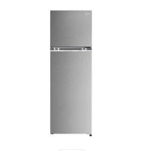 LG 272 Litres Frost Free Double Door Refrigerator, 2 Star Rated, ( Shiny Steel ) (GL-N312SPZY)