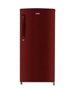 Haier 175 L itres 2 Star Rated Direct Cool Single Door Refrigerator (HRD1962BBR-N)(Burgundy Red)