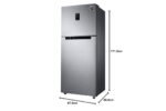 Samsung 355 Litres, Curd Maestro™ Double Door Refrigerator (RT39C5C31S9), (Refined Inox 2023 Model) - Image 8