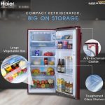 Haier 185 Litres, Direct Cool Refrigerator (HED-192RS-P) - Image 4