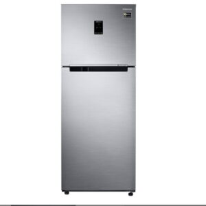 Samsung 385 Litres, 1 Star Inverter Frost-Free Convertible 5 In 1 Double Door Refrigerator (RT42C5531S8/HL), Elegant Inox (2023 Model)