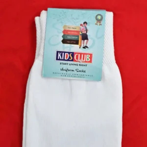 School Socks For Girls (Long Socks) (Black/White)