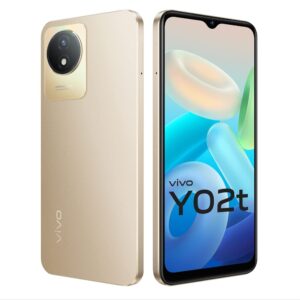 Vivo Y02t (Sunset Gold, 4GB RAM, 64GB Storage)