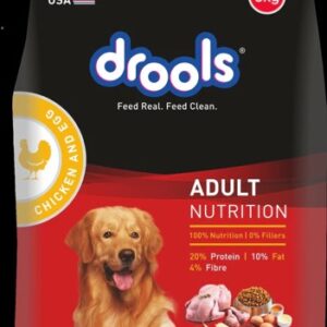 Drools  Adult Dry Dog Food Chicken and Egg 3kg Pack