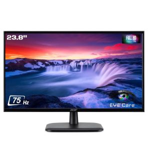 Acer 23.8 Inch (60.4cm) Full HD (1920x1080) Pixels VA Panel LCD Monitor with LED Back Light (EK0 Series)