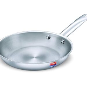 Prestige TriPly Spledor Fry Pan Without Lid, 220 mm, 1.2 Litre (Stainless Steel, Silver)37413