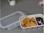 Lunch Box with Divider Rich Geometry