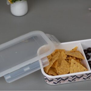 Lunch Box with Divider Rich Geometry