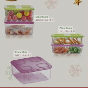 TUPPERWARE  Clear Mate Set
