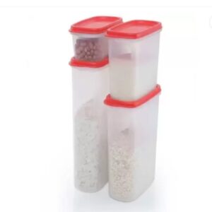 TUPPERWARE Plastic Grocery Container Set