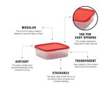 Tupperware Smart Storer#1 ( Set of 4) 1.1L - Image 4