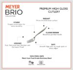 Meyer Brio 6pcs Tea Fork Set - Image 3