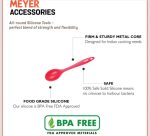 Meyer Silicone Spoon red - Image 2