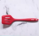 Meyer Silicone Slotted Turner, Red (Silicone Spatula)