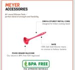 Meyer Silicone Round Ladle, Red - Image 2