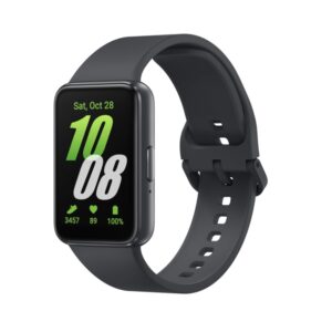 Samsung Galaxy Fit3 (Gray), 40mm AMOLED Display with Aluminium Body