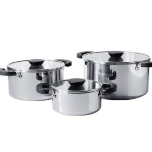 Meyer Kitchen Hacks 3 Piece Casserole Biryani Pot Set