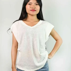 Women V-Neck Summer T-Shirt