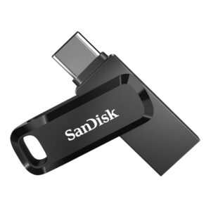 SanDisk Ultra Dual Drive Go USB Type C Pendrive for Mobile (Black, 128 GB,)