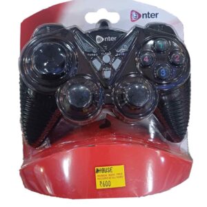 Enter Gamepad Wired USB PC Controll Dual Shock Supports Windows7/W8/W10  For PC