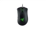 Razer DeathAdder Essential Wired Gaming Mouse I Single-Color Green Lighting I 6400DPI Optical Sensor- Black - RZ01-03850100-R3M1