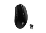 Logitech G304 Lightspeed Wireless Gaming Mouse, Hero Sensor, 12,000 DPI, Lightweight, 6 Programmable Buttons, 250h Battery Life, On-Board Memory, Compatible with PC/Mac - Black