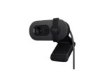 Logitech Brio 100 Full HD Webcam, Auto-Light Balance, Built-in Mic, Privacy Shutter, USB-A, - Graphite