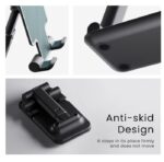 Ambrane Mobile Holding Tabletop Stand, 0-135 Perfect View, Height Adjustment, Wide Compatibility, Multipurpose, Anti-Skid Design (Twistand, Black) - Image 4