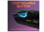 Logitech G304 Lightspeed Wireless Gaming Mouse, Hero Sensor, 12,000 DPI, Lightweight, 6 Programmable Buttons, 250h Battery Life, On-Board Memory, Compatible with PC/Mac - Black - Image 3
