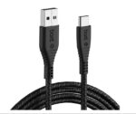 BoAt Type C A325/A320 Tangle-free, Sturdy Type C Cable with 3A Rapid Charging & 480mbps Data Transmission(Black) - Image 2