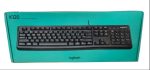Logitech K120 Wired Keyboard for Windows, USB Plug-and-Play, Full-Size, Spill-Resistant, Curved Space Bar, Compatible with PC, Laptop