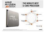 AMD 5000 Series Ryzen 5 5600X Desktop Processor 6 cores 12 Threads 35 MB Cache 3.7 GHz Upto 4.6 GHz AM4 Socket 500 Series Chipset (100-100000065BOX) - Image 4