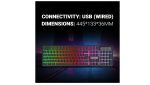 Ant Esports KM1650 Gaming Keyboard & Mouse Combo, Wired Backlit Rainbow LED Keyboard & 3200 DPI Gaming Mouse for PC/Laptop - Black - Image 4