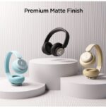 BoAt Rockerz 450 Bluetooth On Ear Headphones with Mic , Padded Ear Cushions, Integrated Controls and Dual Modes(Luscious Black) - Image 5