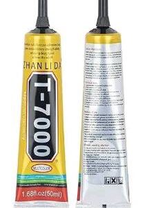 Zhanlida T 7000 50ml , Mobile Display Black Glue, Multipurpose Fabric Glue, Mobile Glue for Screen Repairing, Glue drops for Jewelry, Shoes.